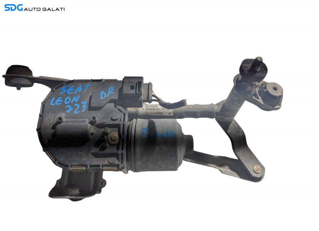 Ansamblu Motoras cu Brat Brate Stergator Parbriz Dreapta Seat Leon 1P 2006 - 2010 Cod 1P0955120 0390241921 1P0955024A 3397020744 [P00010]