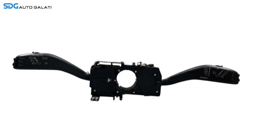 Ansamblu Semnalizare Faza Lunga Scurta Maneta Manete Stergator Stergator Pilot Automat Skoda Rapid 2013 - 2020 Cod 6R0953521C [L5920]