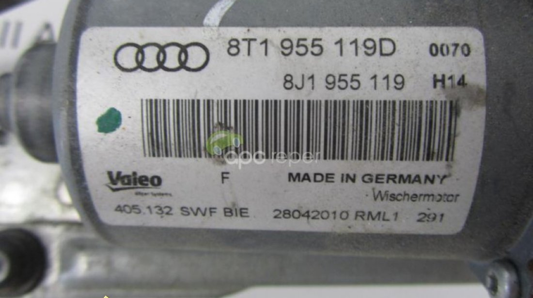 Ansamblu Stergatoare Audi A5 8T cod 8T1955119D