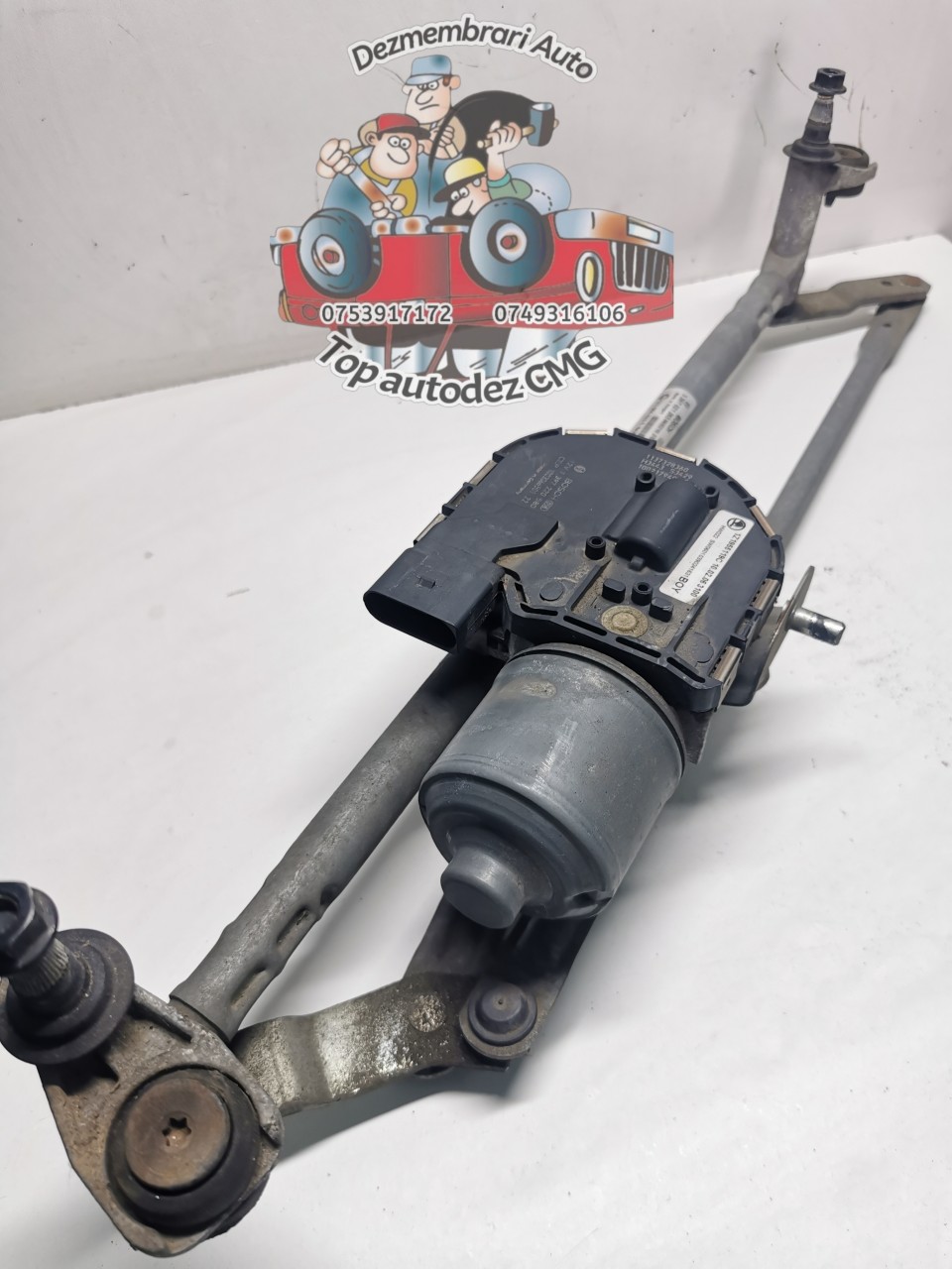 Ansamblu stergatoare Skoda Octavia 2 1Z1955023E motoras 1Z1955119C