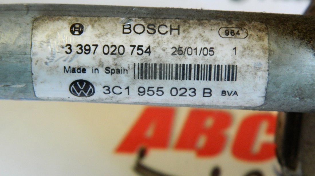 Ansamblu stergator cu motoras VW Passat B6 cod: 3C1955023B / 3C1955119 model 2008