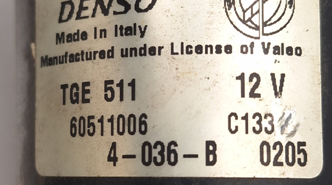 Ansamblu Stergator Parbriz Fiat STILO (192) 2001 - 2010 TGE511, 60511006, TGE 511, 4-036-B, 4036B