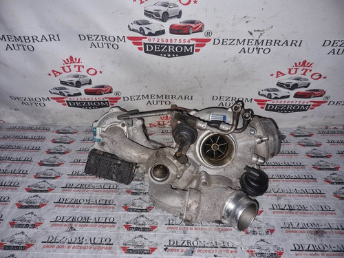 Ansamblu turbine bi-turbo BMW X3 (F25) xDrive35d 3.0 313 cai EURO 6 cod piesa : 8508091 / 8508092