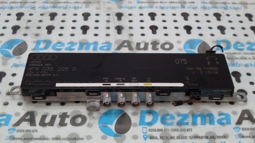 Antena amplificator, cod 4F9035225D, Audi A6 (4F2, C6) 2004-2011, (id:191457)