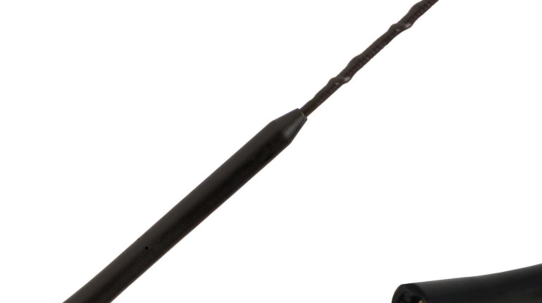 Antena Auto Exterior Neagra 23cm Cu 2 Adaptoare (5-6mm) Alca 537200