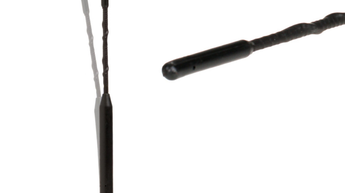 Antena Auto Exterior Neagra 23cm Cu 2 Adaptoare (5-6mm) Alca 537200