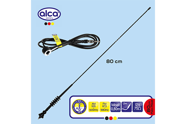 ANTENA AUTO EXTERIOR UNIVERSALA LUNGIME 80CM CABLU 1.3M ⭐⭐⭐⭐⭐