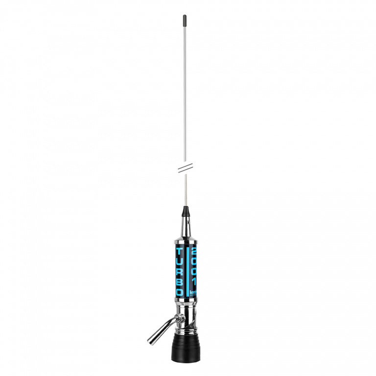 Antena CB LEMM Turbo 2001 CENTROTETTO AT2001PL fara cablu, lungime 200 cm, castig 6.5dB, 26-28.5MHz, 2000W, montura PL259, fabricat in Italia PNI-AT-2001PL