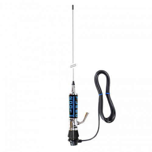 Antena CB LEMM Turbo 2001 Classic AT2001C, lungime 200 cm, castig 6.5dB, 26-28.5MHz, 2000W, montura ...