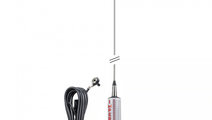 Antena CB LEMM TURBO IMPERO, Silver, lungime 200 c...