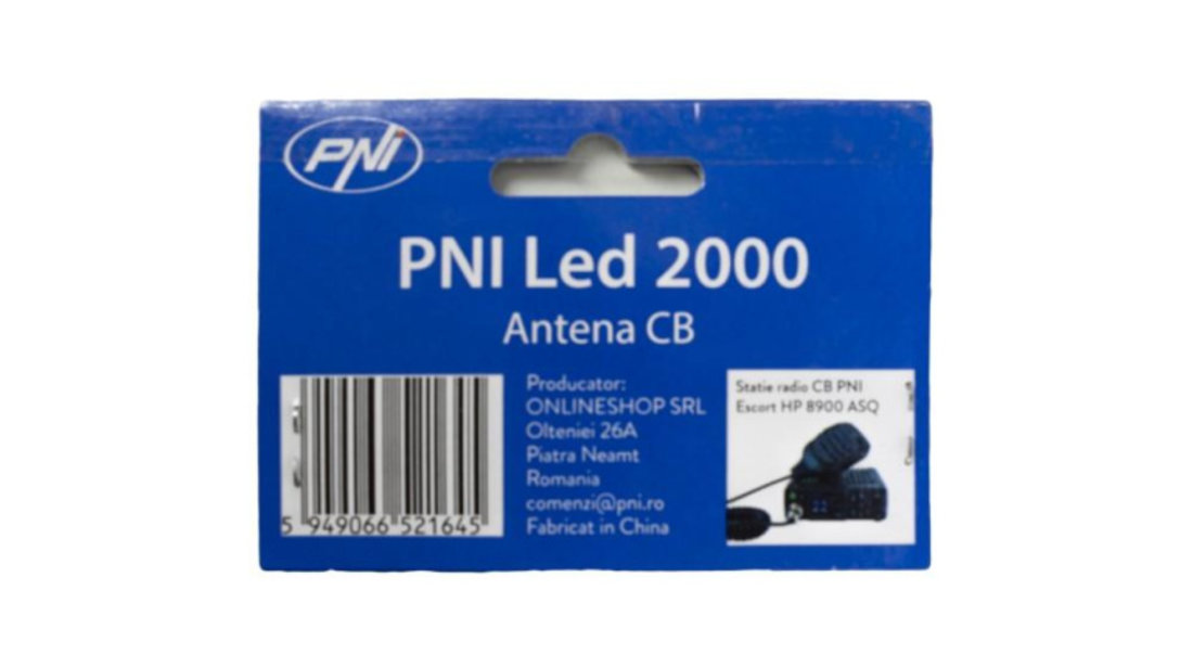 Antena cb pni led 2000 cu filet so-239, lungime 90 cm, iluminare in timpul emisiei UNIVERSAL Universal #6 PNI-LED2000