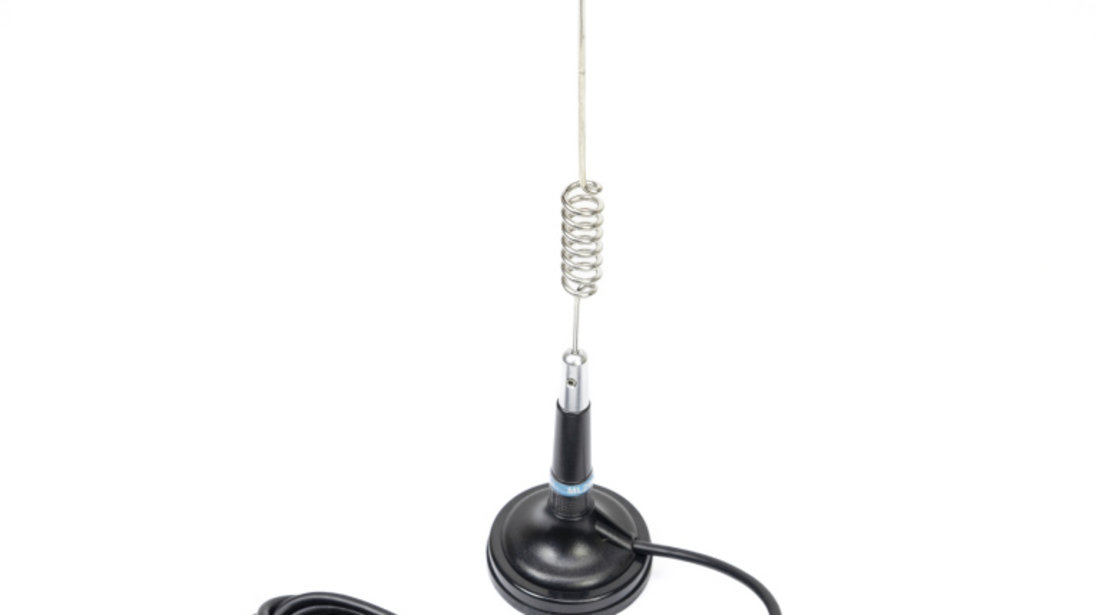 Antena CB PNI ML29, lungime 34 cm, cu magnet inclus diametru 70 mm si cablu RG58 PNI-ML29