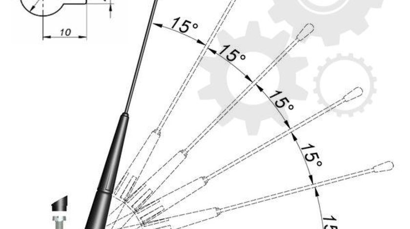 Antena FIAT PALIO Weekend 178DX Producator UNICON 650-351-001