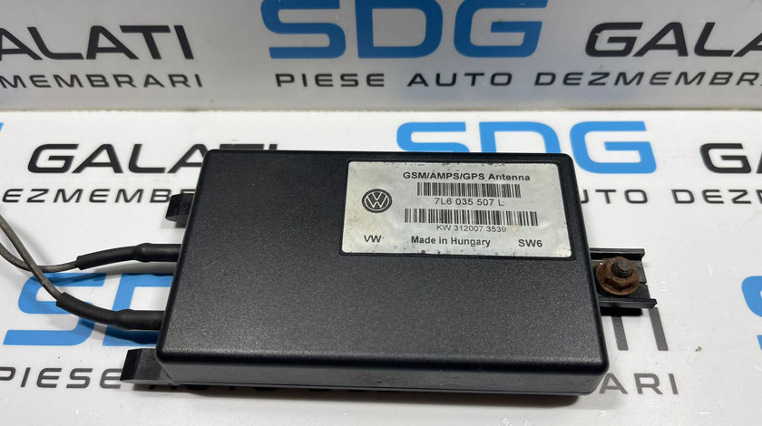 Antena Modul GPS Navigatie Volkswagen Touareg 7L 2006 - 2010 Cod 7L6035507L