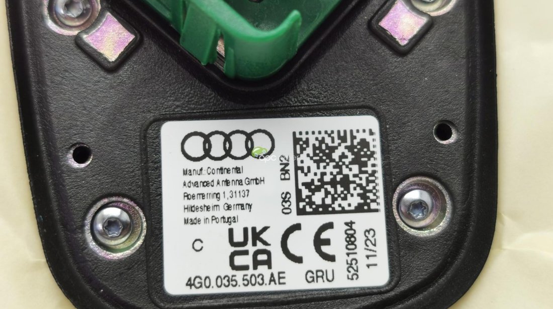 Antena plafon Originala Audi A6 C7 4G / A7 4G / A4 B8 / A5 8T - Cod: 4G0035503AE