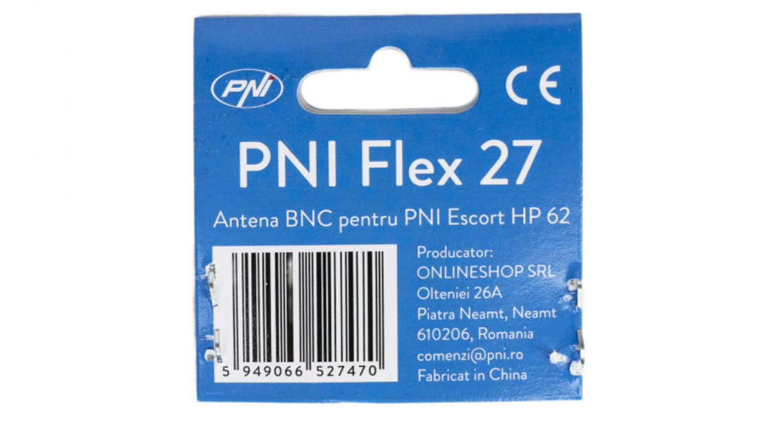 Antena Pni Flex 27 Pentru Pni Escort Hp 62 Lungime 48 Cm Tip BNC PNI-FLEX27