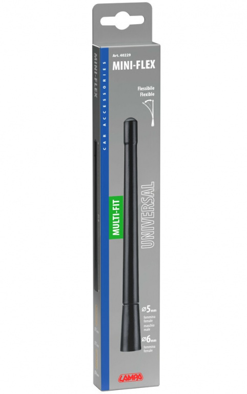 Antena Radio Auto Lampa Mini Flex, 17cm LAM40229