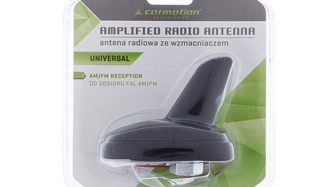 Antena Radio &quot;shark&#39;s Fin&quot; Cu Amplificator Carmotion 58525