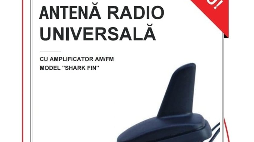 Antena Radio Universala Model SHARK Coada De Rechin Connects2 CT27UV25