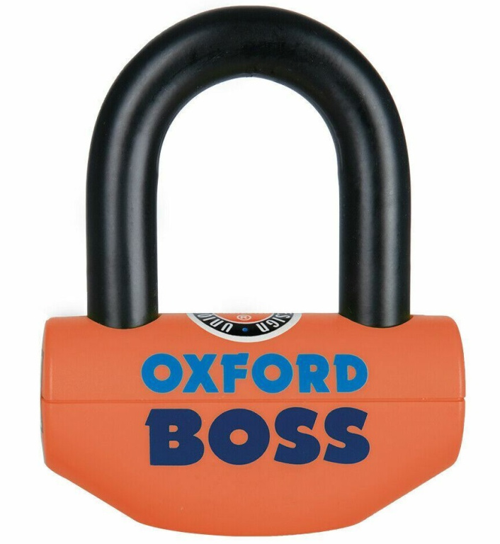 Antifurt Blocator Disc Frana Moto Oxford Boss Portocaliu OF38