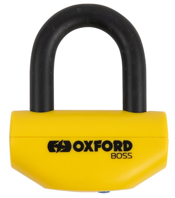 Antifurt Blocator Disc Frana Moto Oxford Boss Disc Lock 16mm Shackle Galben OF46B