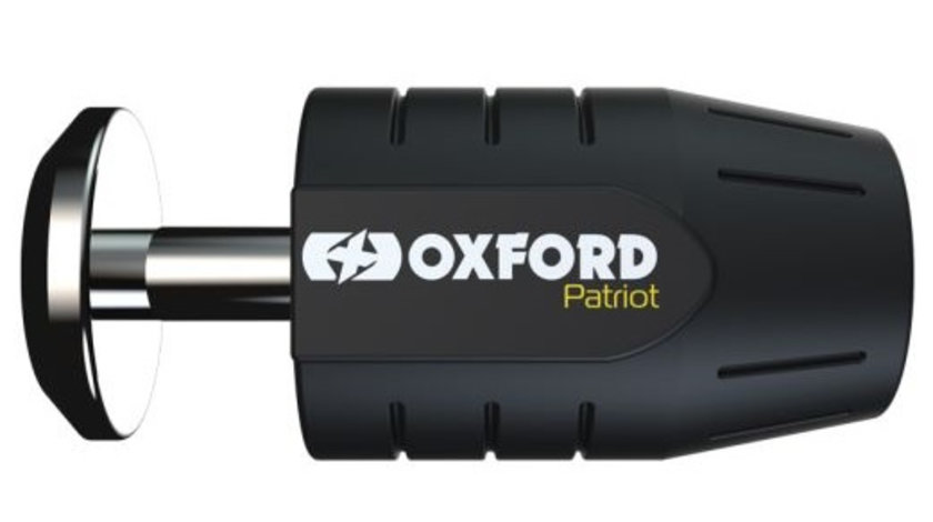 Antifurt Blocator Disc Frana Moto Oxford Patriot 14mm Pin Disc Lock Metal Negru LK741B
