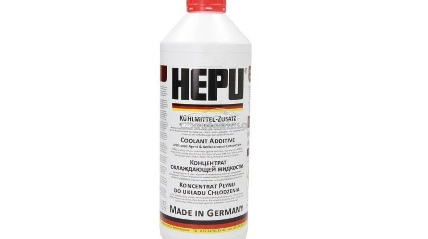 Antigel concentrat HEPU G12 Rosu / Roz 1.5 L P999-G12 produs NOU