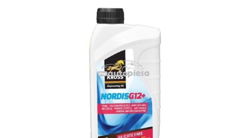 Antigel concentrat KROSS Nordis G12+ Rosu / Roz 1 L 25609 piesa NOUA