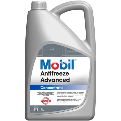 Antigel concentrat MOBIL Antifreeze Advanced G12 / G12+ Rosu / Roz 5 L MOB ANTIF.AD 5L piesa NOUA