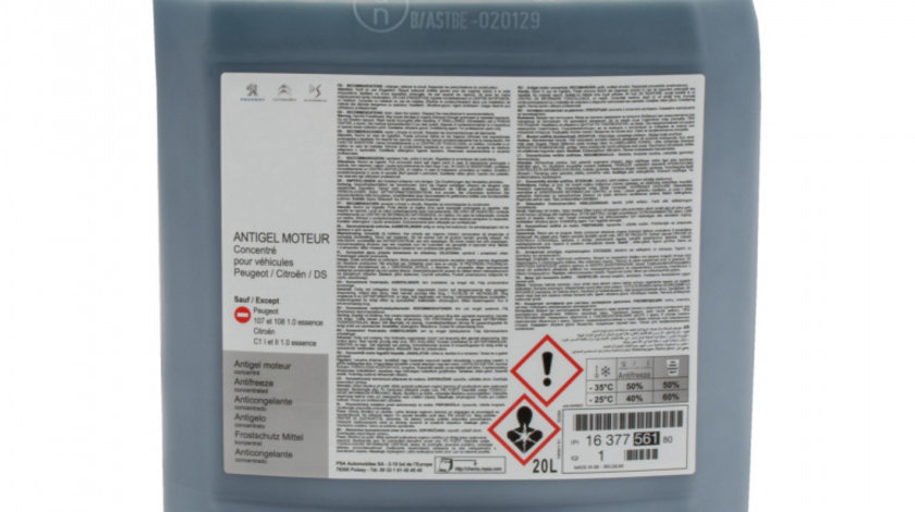 Antigel Concentrat Oe Peugeot / Citroen PRO Glysantin G33 Albastru / Verde 20L 1637756180