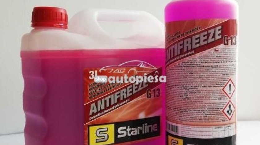 Antigel concentrat STARLINE G13 Rosu / Roz 1 L S NA G13-1 - produs NOU