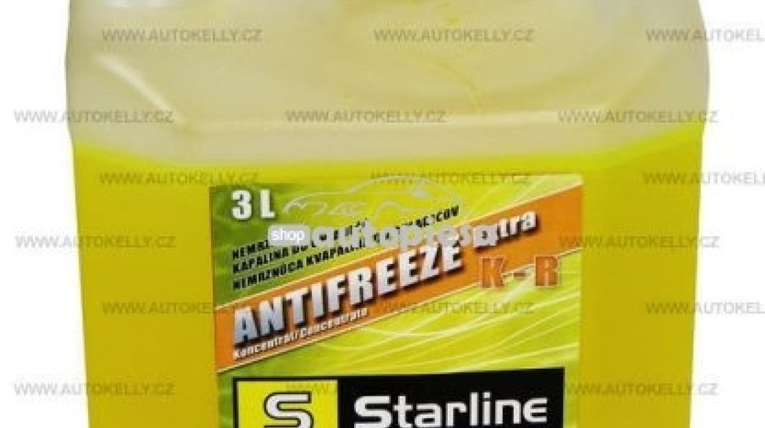 Antigel concentrat STARLINE Tip D Galben 3 L S NA KR-3 piesa NOUA