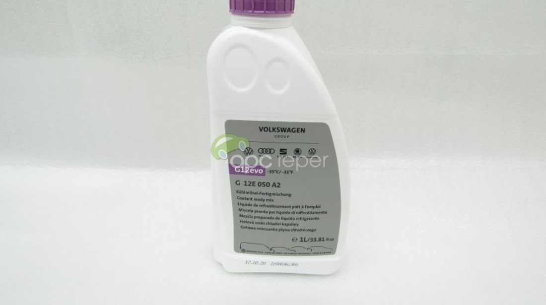 Antigel G12 Original Audi / VW / Skoda / Seat (1L) - Cod: G 12E050A2