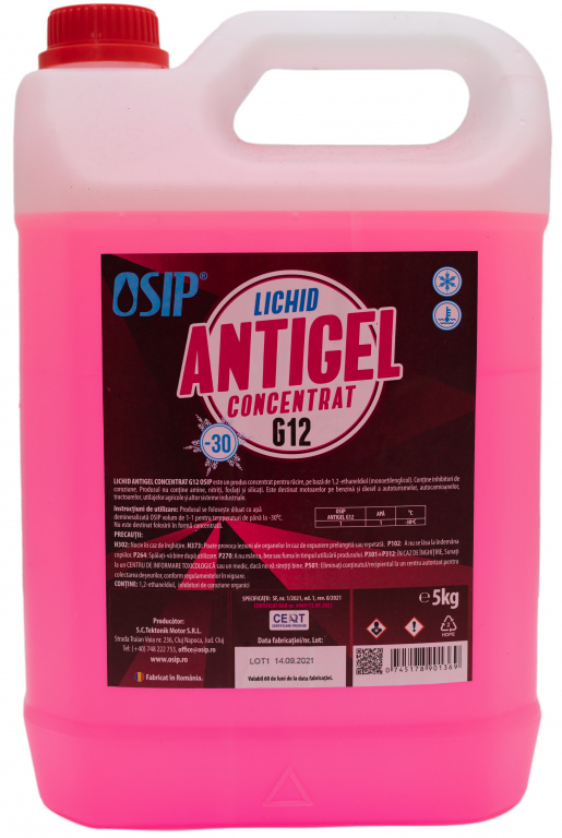 Antigel Osip G12 Concentrat 5L