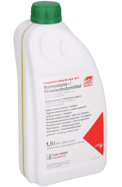 Antigel Preparat Febi Tip D Verde -35°C 1.5L 26580