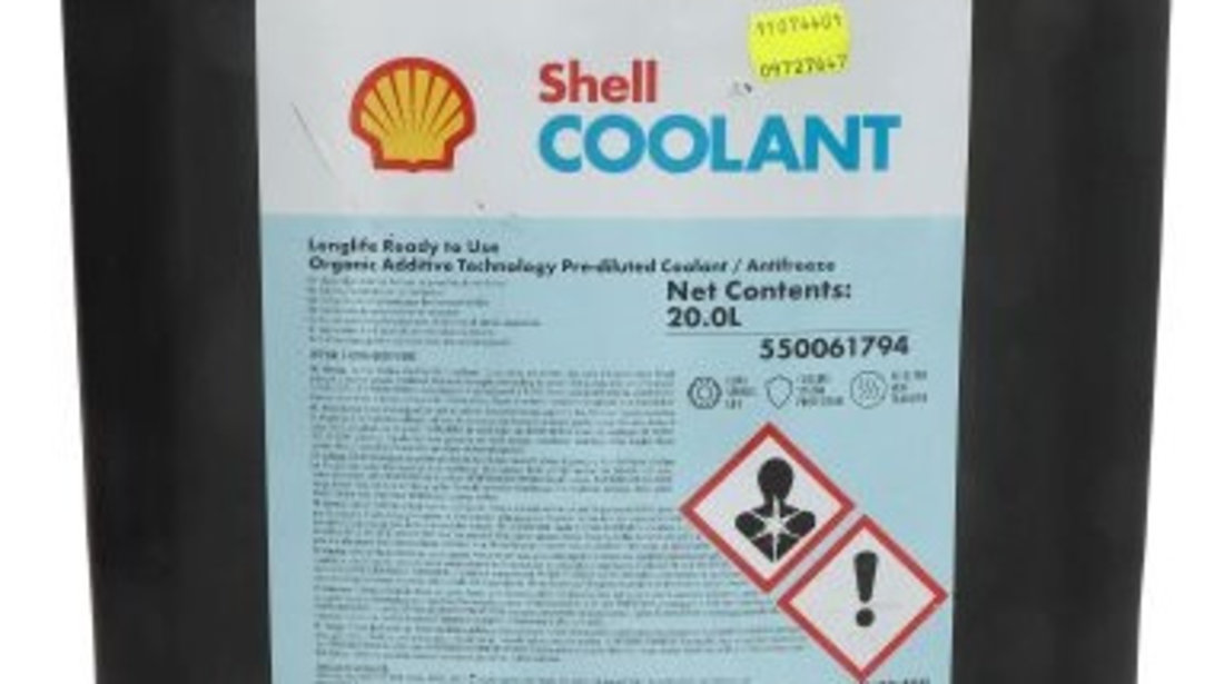 Antigel Preparat Shell Coolant Longlife G12+ 20L SHELL COOL LL E RTU 20L