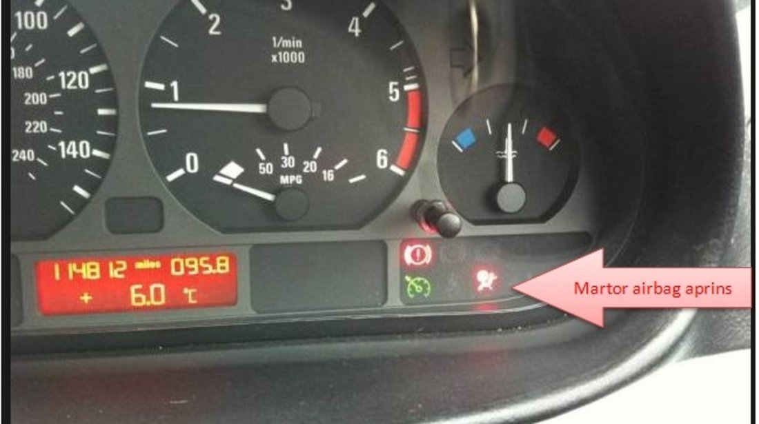Anulare eroare airbag prezenta pasager bmw