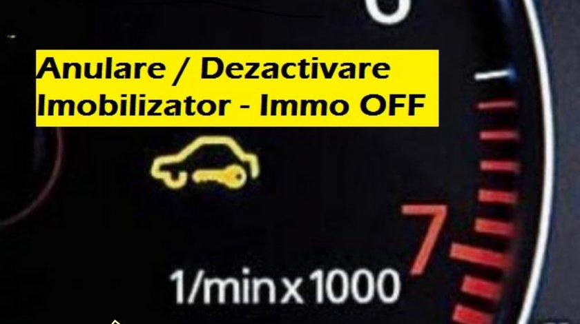 Anulare Imobilizator - Immo Off la domiciliu