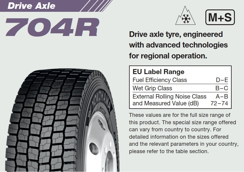 ANVELOPA VARA YOKOHAMA 704R 295/60 R22.5