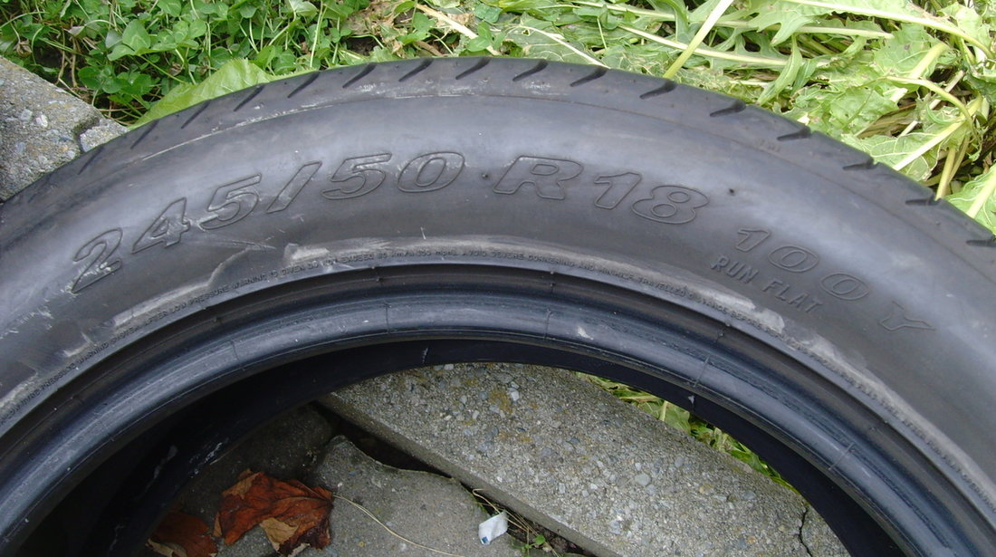 Anvelope,cauciucuri de vara foarte foarte bune 245/50 R18 100Y RSC,RFT Pirelli PZero