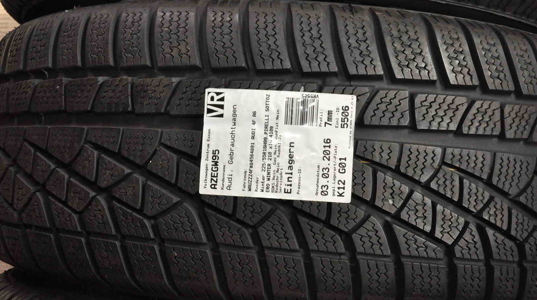 ANVELOPE IARNA 16 INCH Pirelli Sottozero 225/55/R16