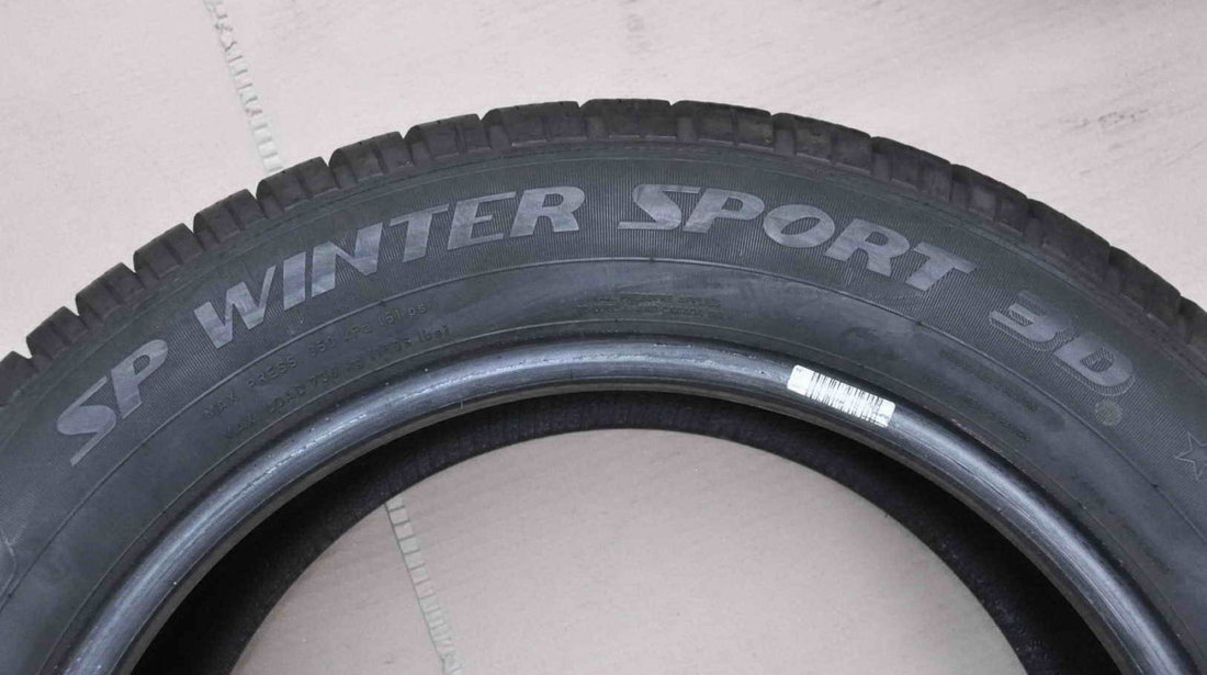 Anvelope Iarna 17 inch Dunlop WinterSport 3D 225/55 R17 97H Runflat