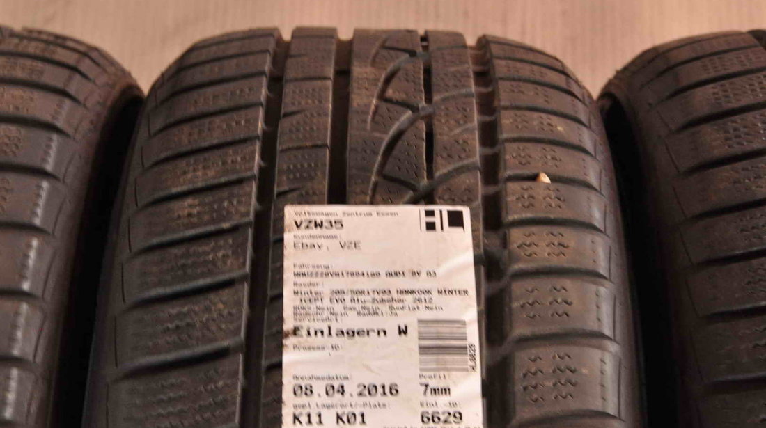 Anvelope Iarna 17 inch Hankook 205/50 R17