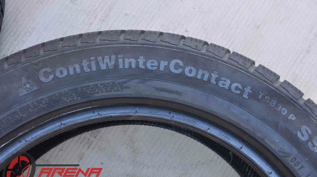 Anvelope Iarna 19 inch Continental ContiWinterContact TS830P 255/50 R19 Runflat