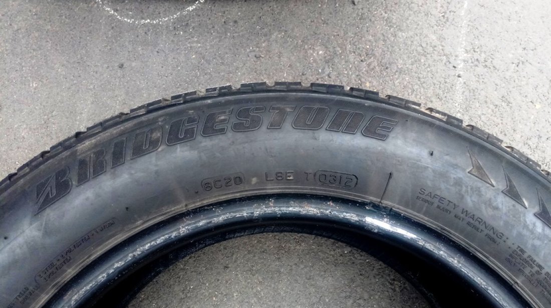 ANVELOPE IARNA BRIDGESTONE 2012 205/60/16  4.8MM    100LEI-2BUC fara defecte