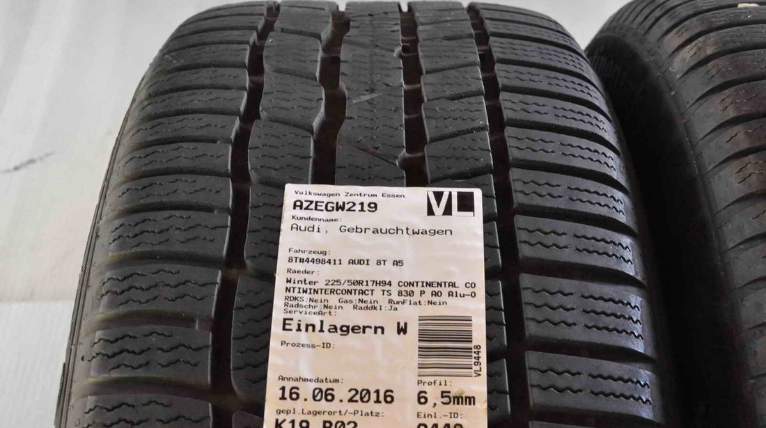 Anvelope Iarna Continental TS830P 225/50/R17