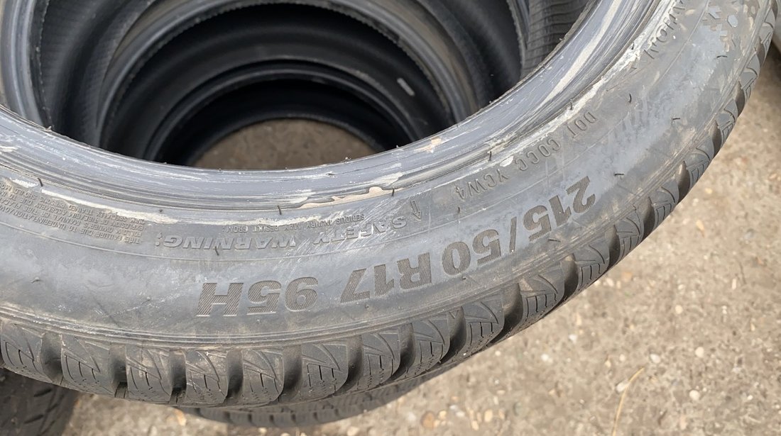 Anvelope iarna M+S  215/50 R17 Kumho wintercraft wp51 215 50 17 dot 2018 Rulate foarte putin