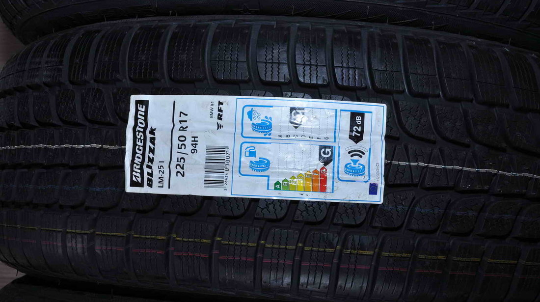 Anvelope Iarna Noi 17" Bridgestone 225/50 R17 RunFlat