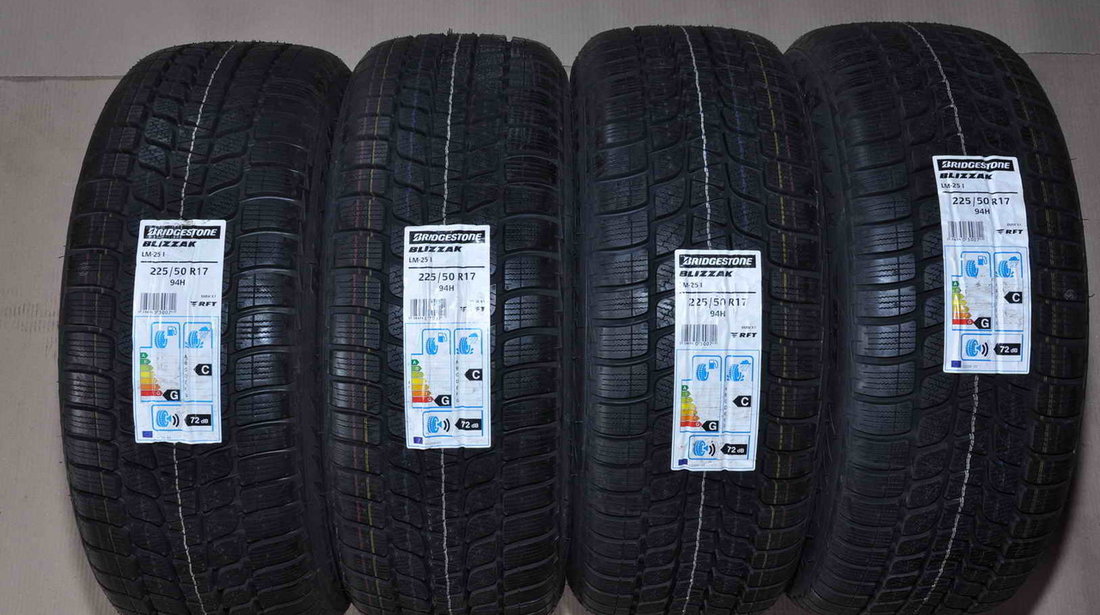 Anvelope Iarna Noi 17" Bridgestone 225/50 R17 RunFlat