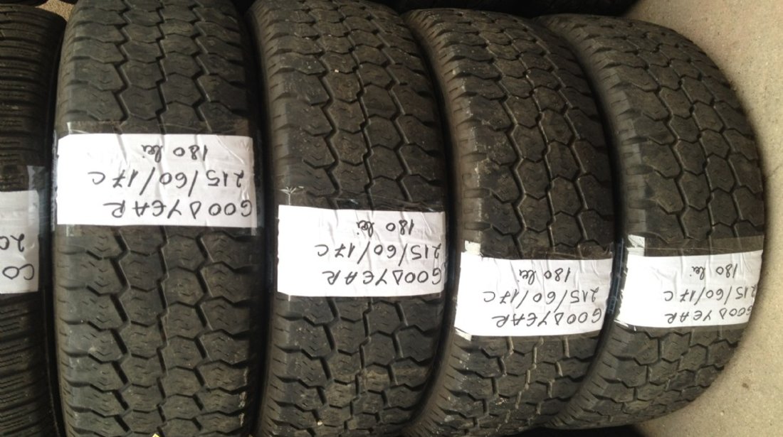 Anvelope iarna second hand goodyear 215 60 17C